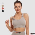 Custom sports bra with high-waisted leggings