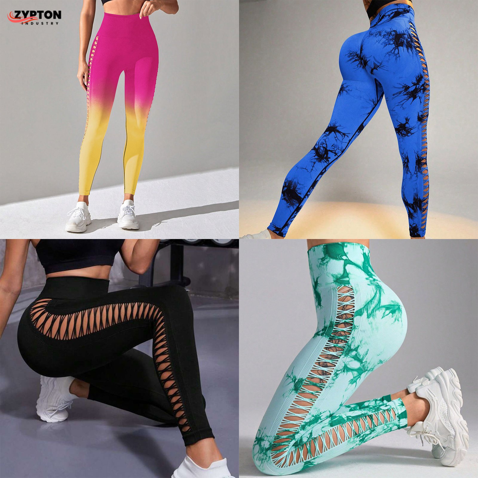 7 Custom High-Waisted Compression Leggings – Squat-Proof Performance Yoga Tights for Women (OEM/Customizable) - Image 1