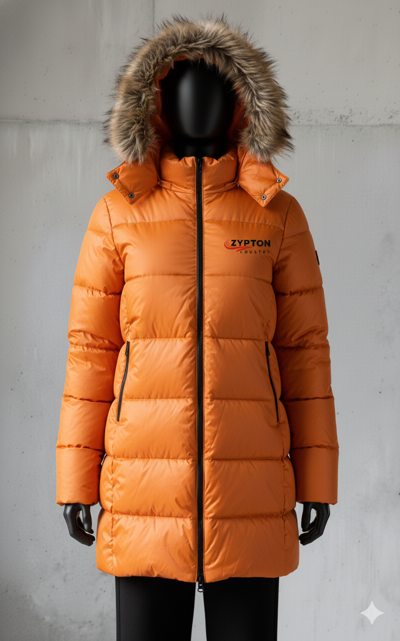 Gemini_Generated_Image_cnsbsdcnsbsdcnsb Unisex Winter Puffer Jacket – Water-Resistant Insulated Quilted Coat with Detachable Hood & Fleece-Lined Pockets - Image 1