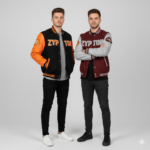 Authentic Letterman Varsity Jacket – Heavyweight Wool & Soft Touch Sleeves – Retro College Baseball Bomber for Men, Women & Youth