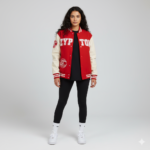 Authentic Letterman Varsity Jacket – Heavyweight Wool & Soft Touch Sleeves – Retro College Baseball Bomber for Men, Women & Youth