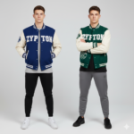 Authentic Letterman Varsity Jacket – Heavyweight Wool & Soft Touch Sleeves – Retro College Baseball Bomber for Men, Women & Youth